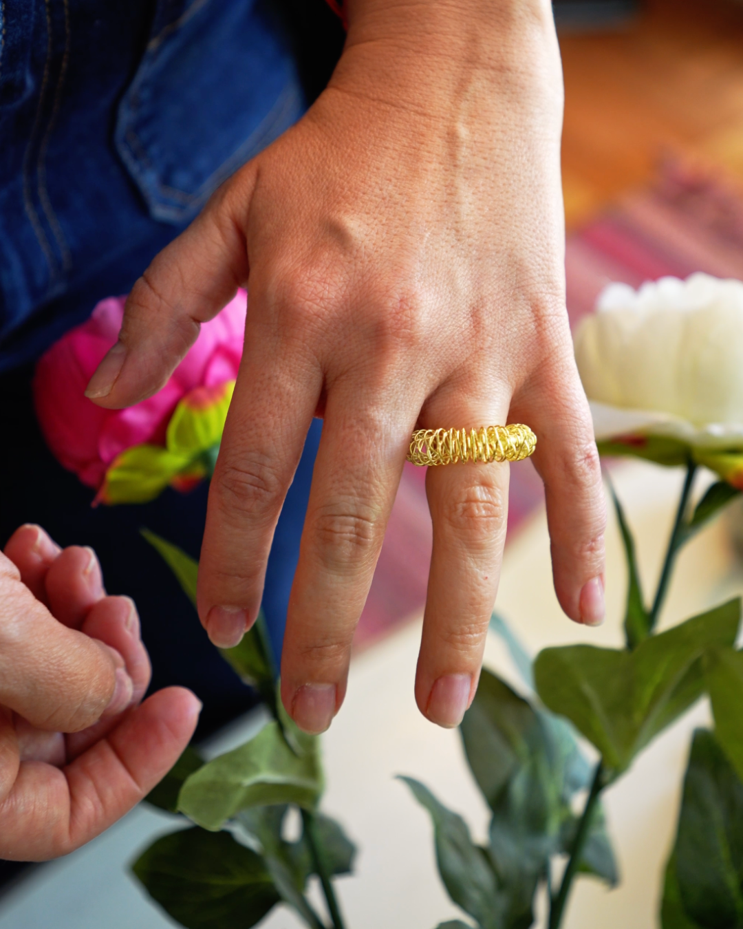 Anillo Dorado Acupresión